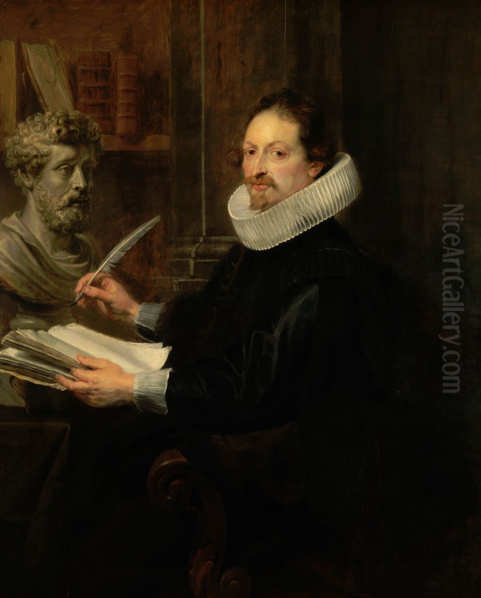 Jan-Gaspard Gevartius Oil Painting by (studio of) Rubens, Peter Paul