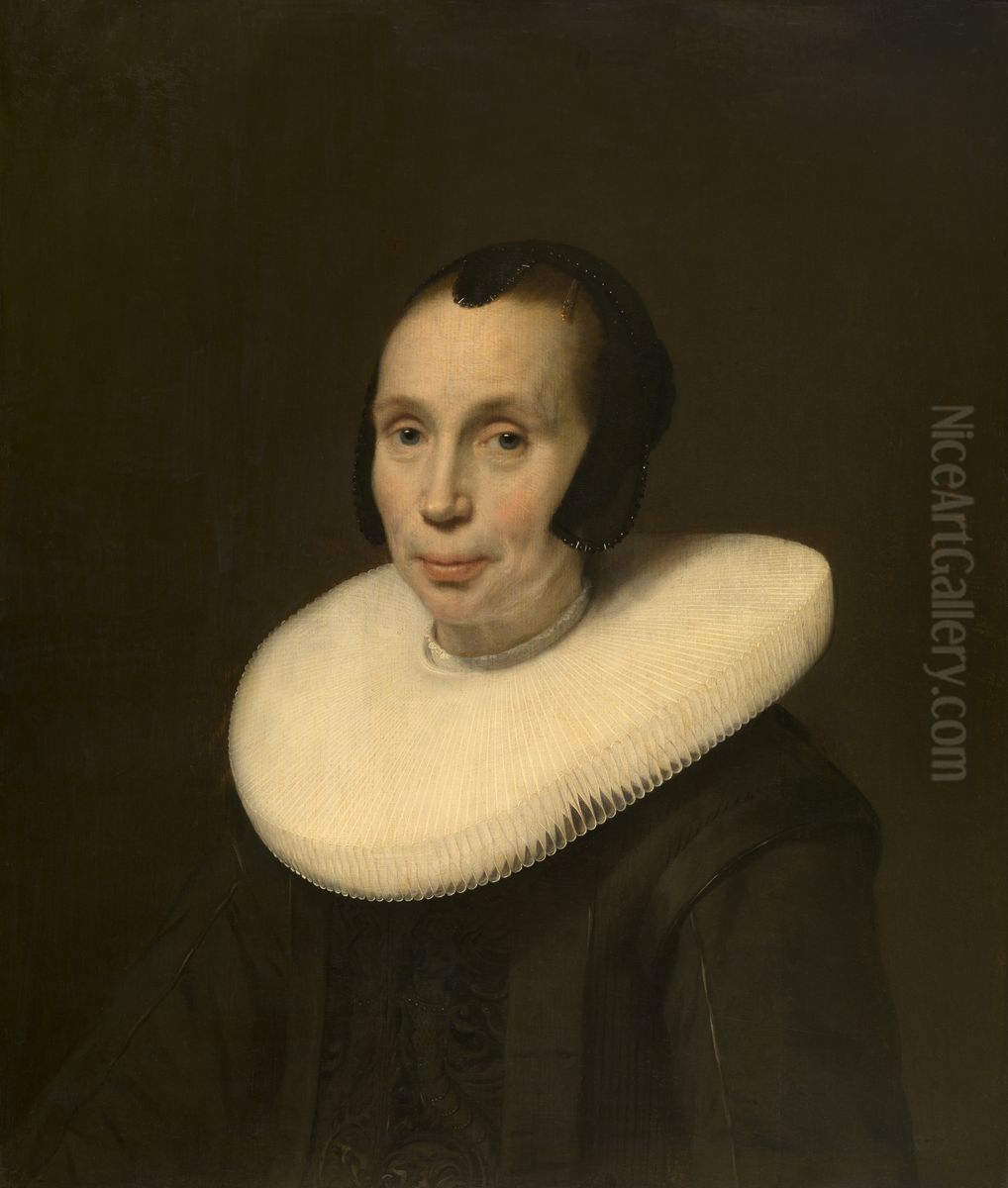 Portrait of a woman Oil Painting by Abraham de Vries