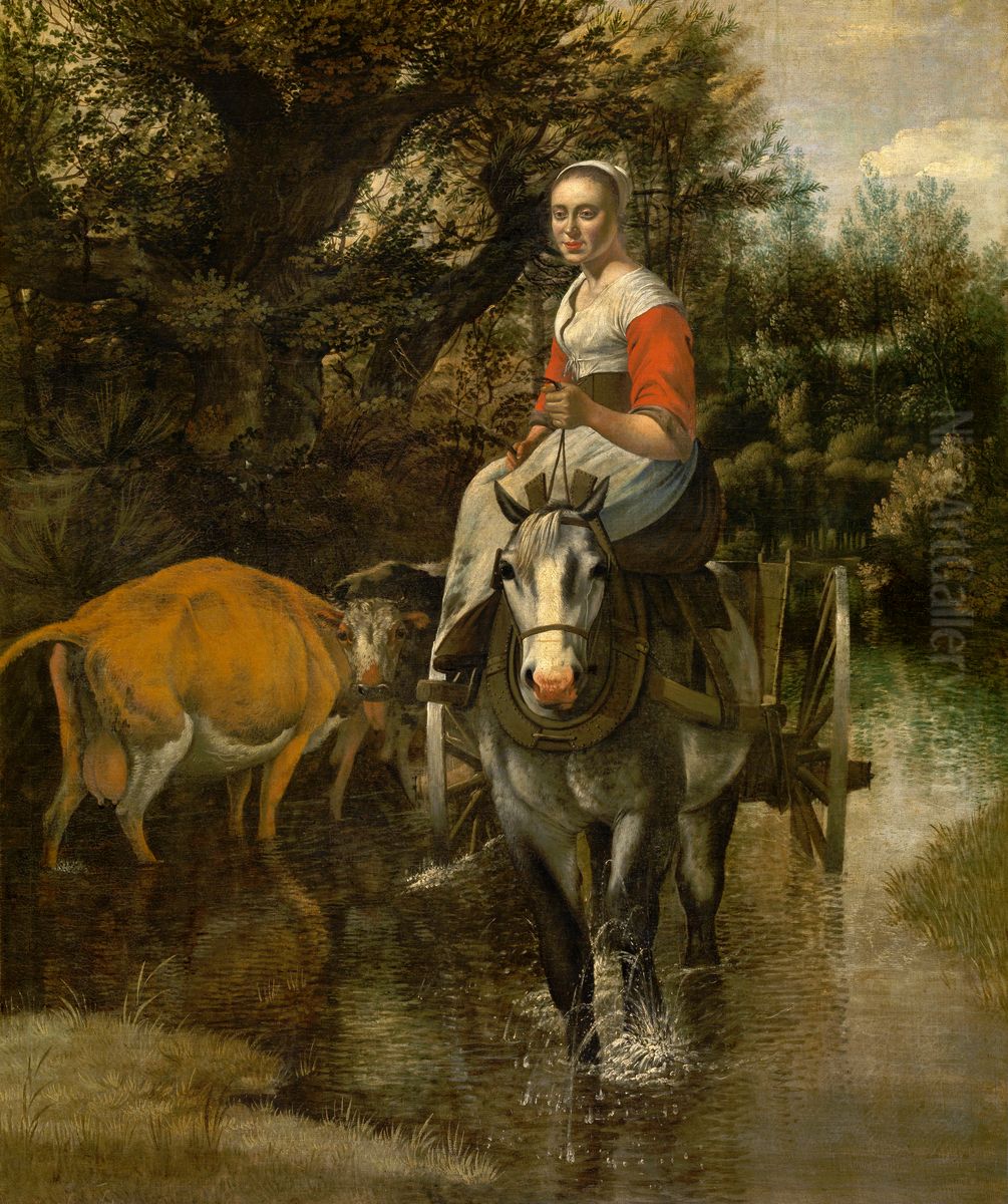 De wed Oil Painting by Johannes Siberechts