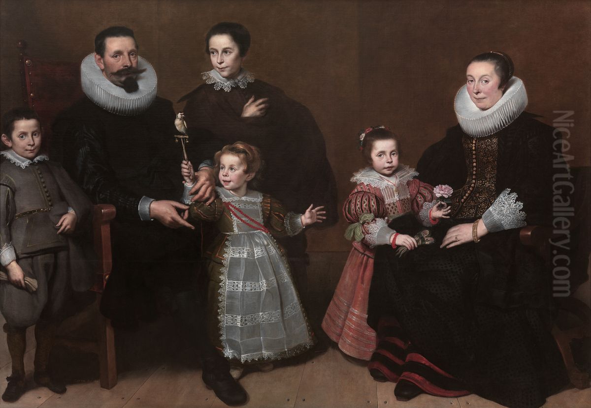 Familienportrat Oil Painting by Cornelis De Vos