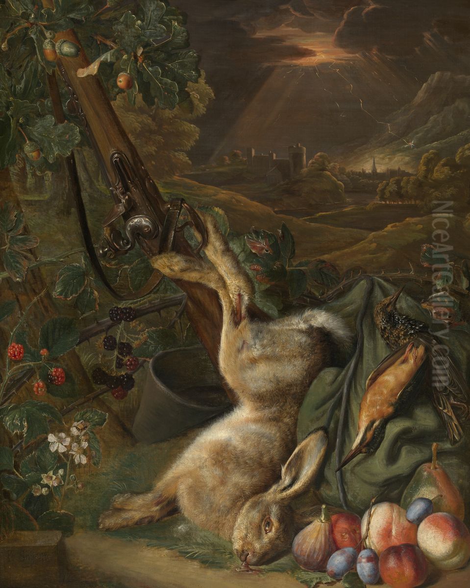 Jachtstilleven Oil Painting by Pieter Snyers