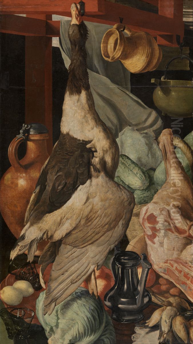 Still Life Oil Painting by Joachim Beuckelaer