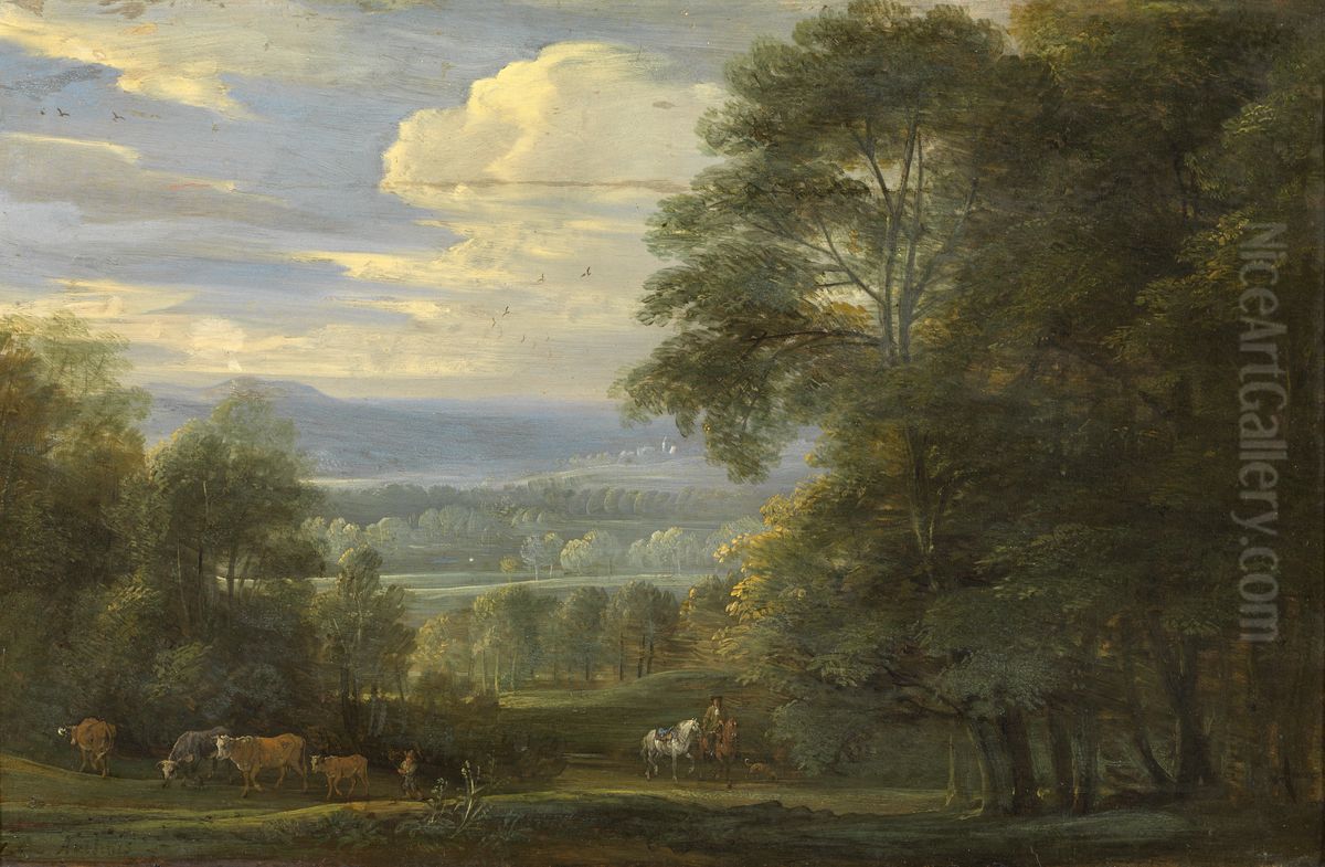 Landschap Oil Painting by Jacques d'Arthois