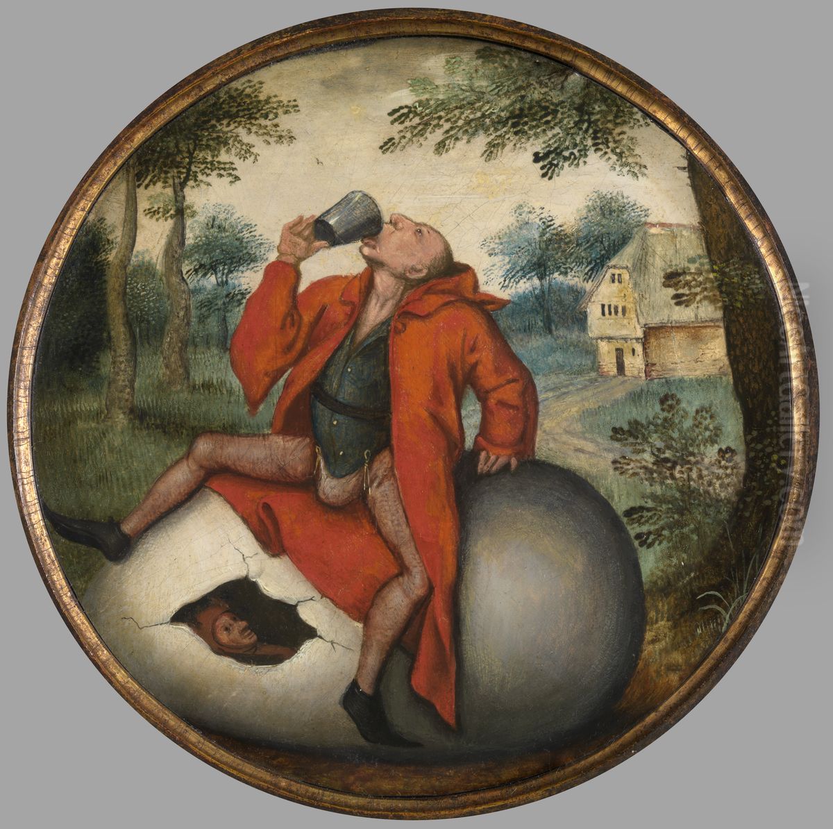 Unidentified Flemish Proverb Oil Painting by Pieter Brueghel the Younger