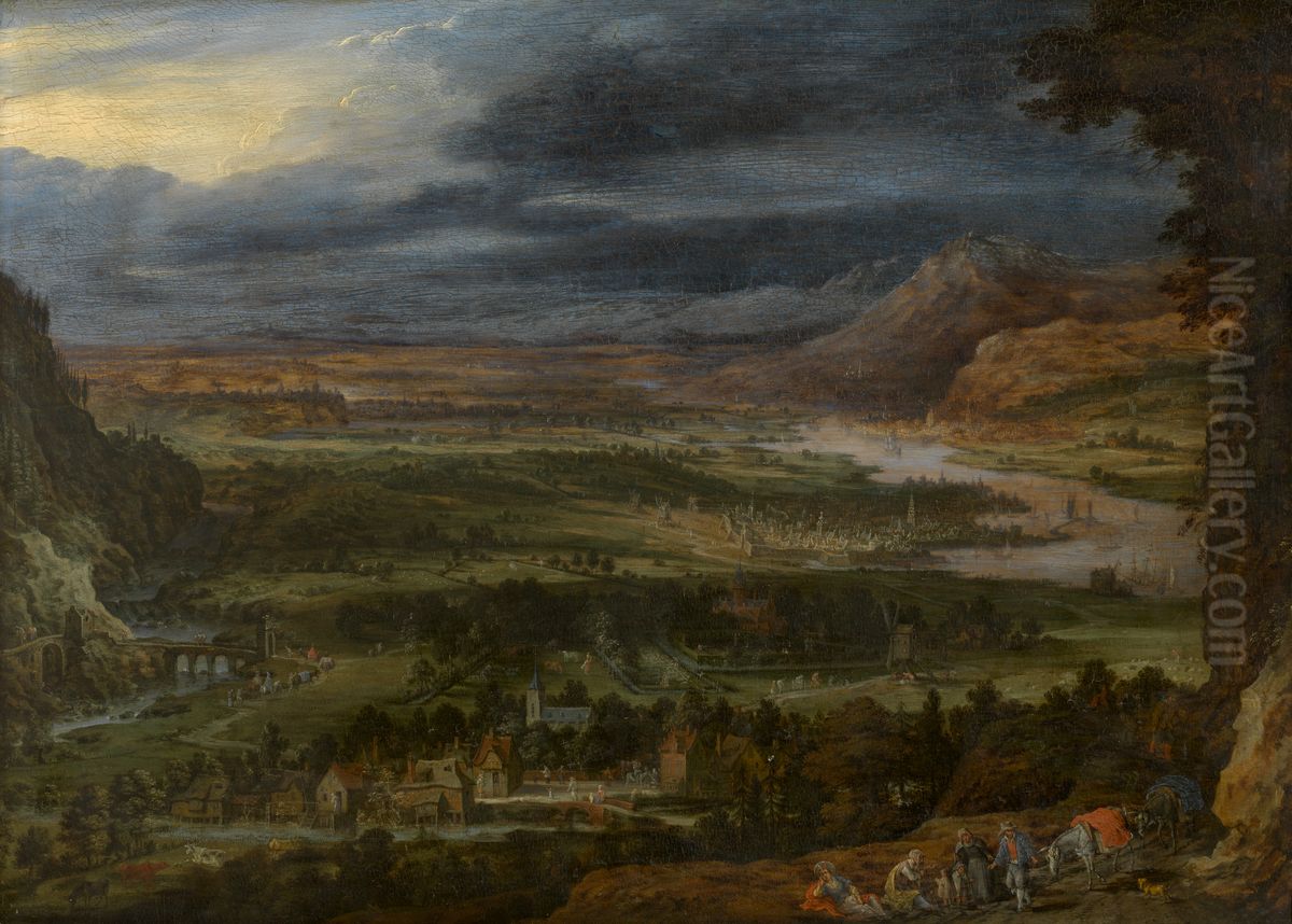 Landscape Oil Painting by Jan Brughel