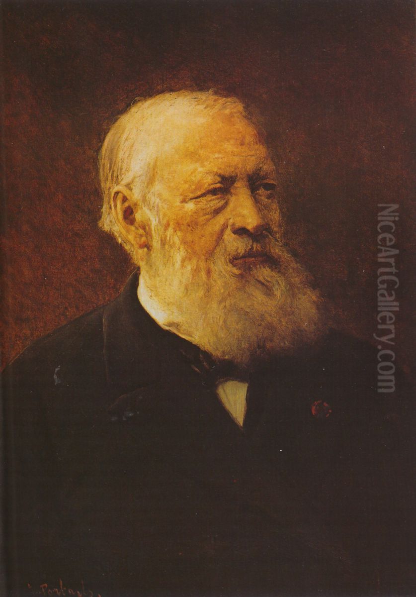 The writer Hendrik Conscience Oil Painting by Jean-Francois Portaels