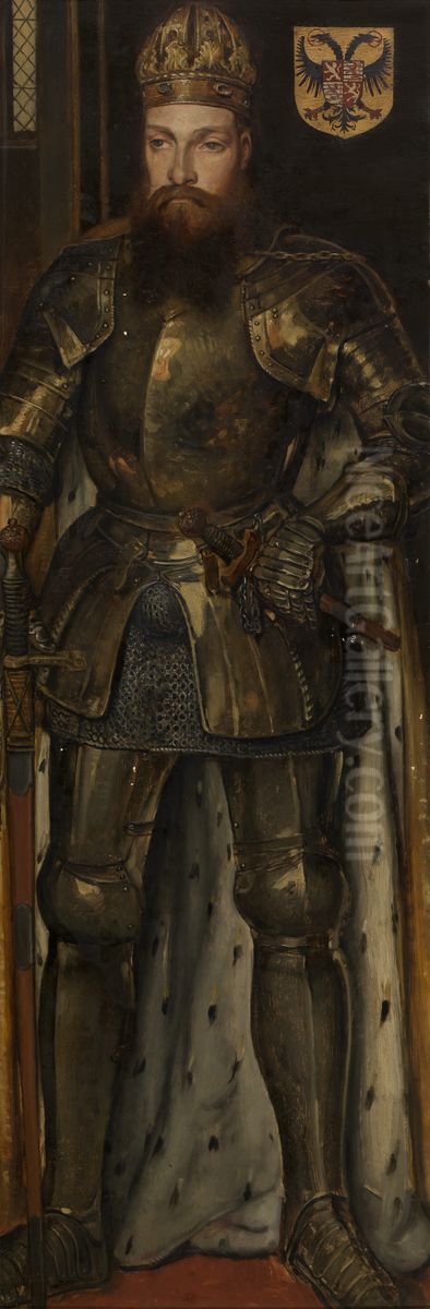 Sigismund, koning van het Heilig Roomse Rijk, 1415 Oil Painting by Jan August Hendrik Leys