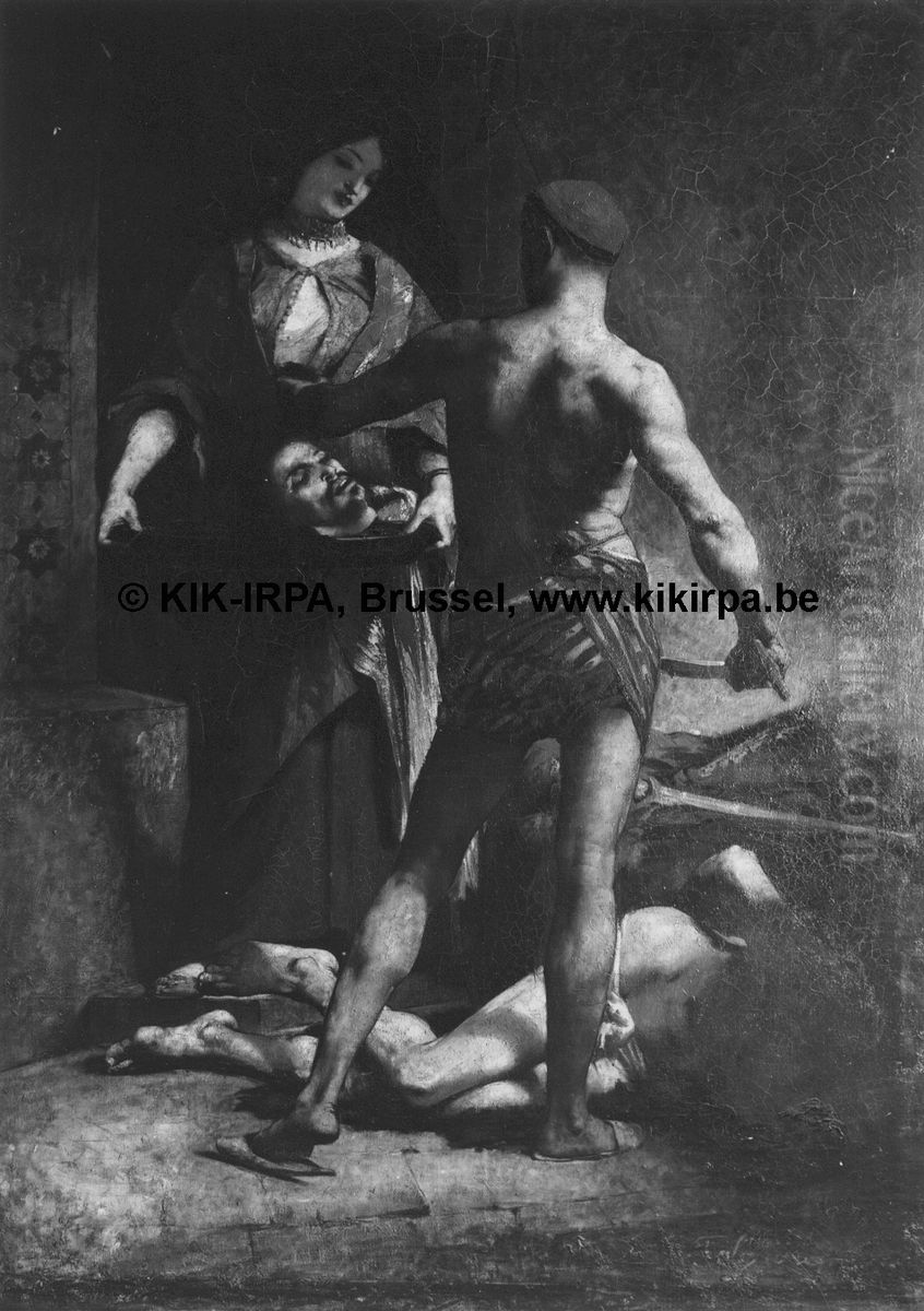 Beheading of St. John the Baptist Oil Painting by Alexandre Falguiere