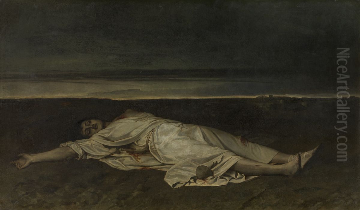 Saint Stephen Oil Painting by Constantin Meunier