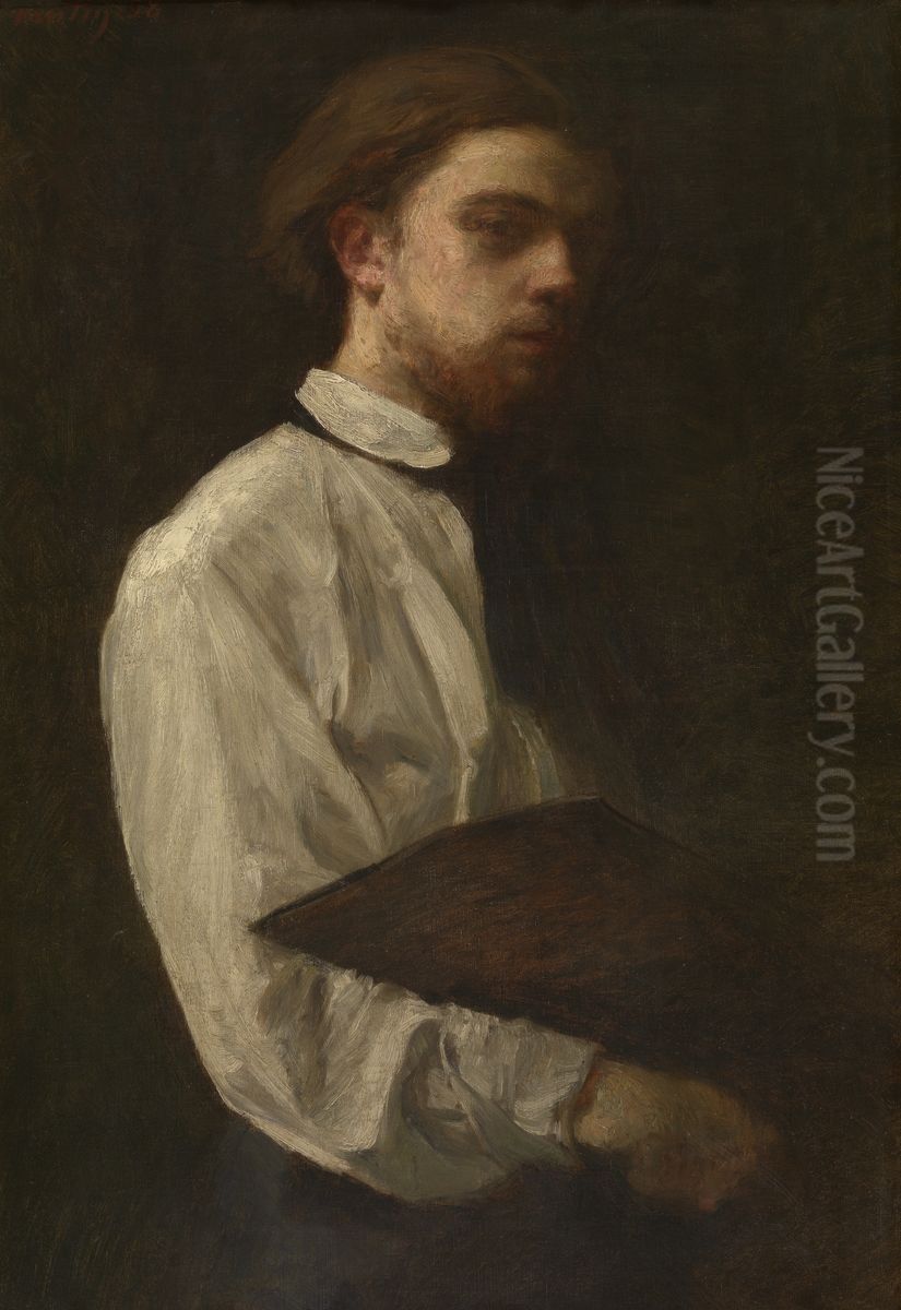 Zelfportret Oil Painting by Henri Fantin-Latour