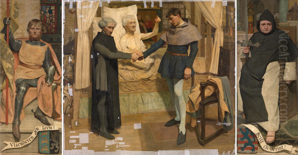 The Liberators of Flanders Oil Painting by Jan van Beers