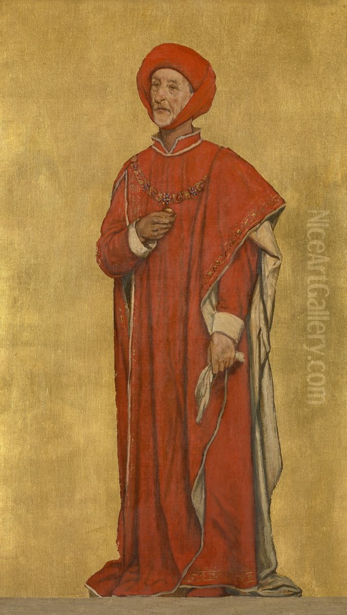 Louis de Gruuthuse Oil Painting by Albrecht De Vriendt