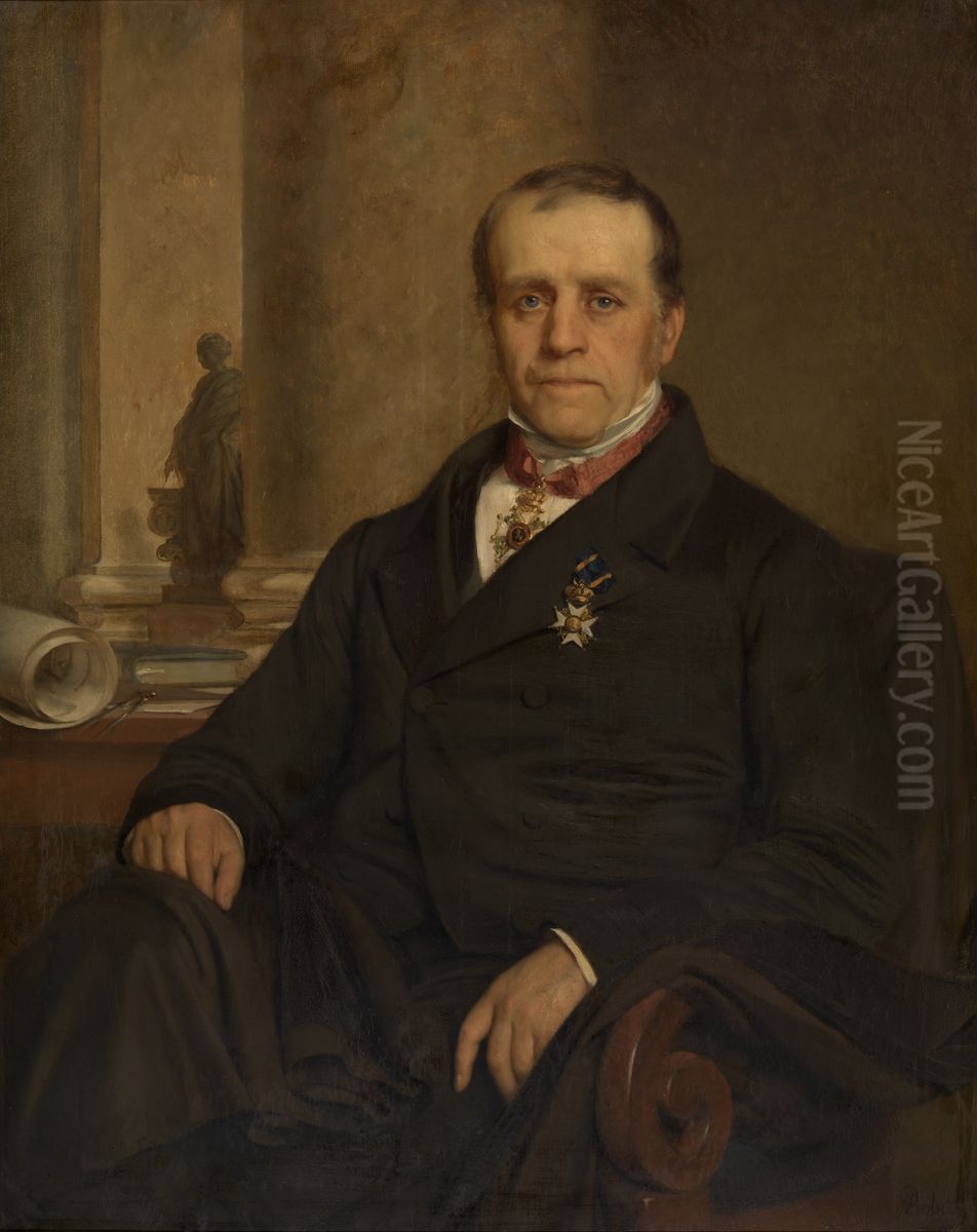The Architect Tieleman Franciscus Suys Oil Painting by Alexandre Robert