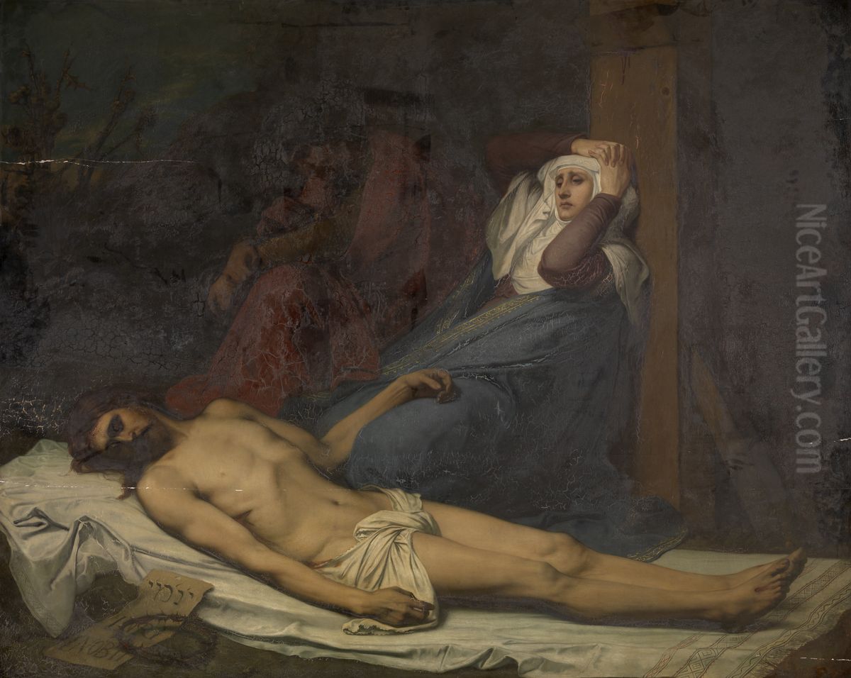 Pieta Oil Painting by Charles Verlat