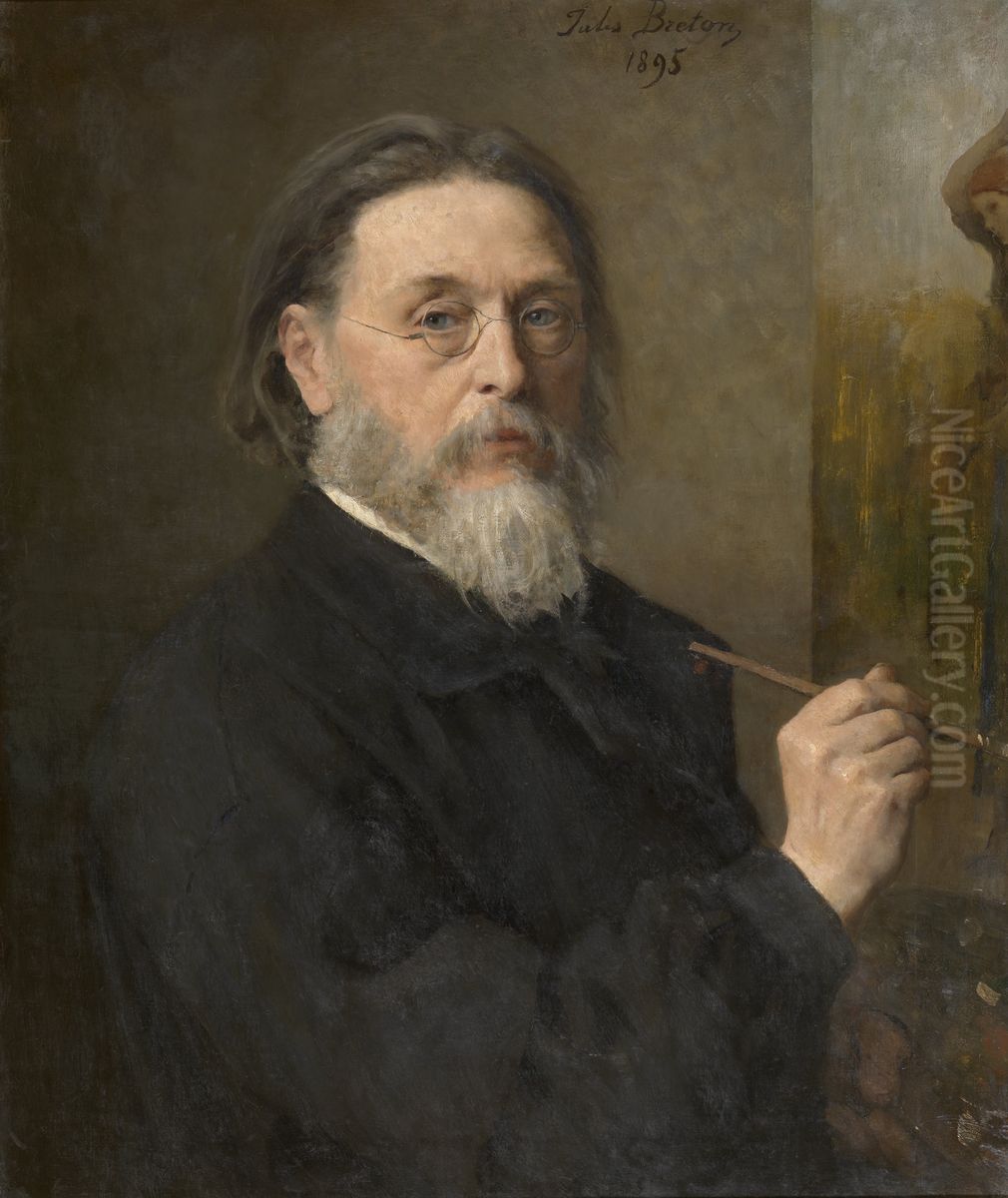 Self-portrait Oil Painting by Jules Breton