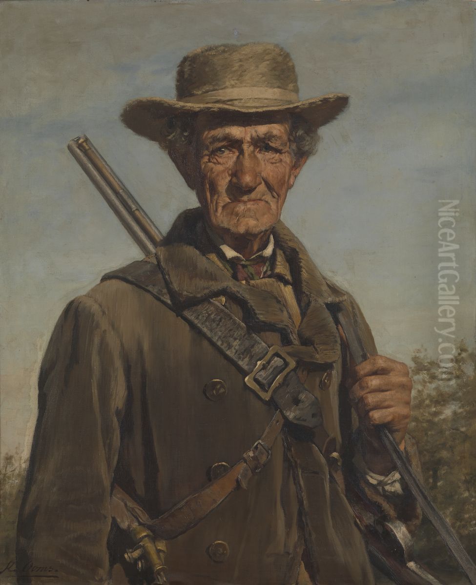 Boswachter Oil Painting by Karel Ooms