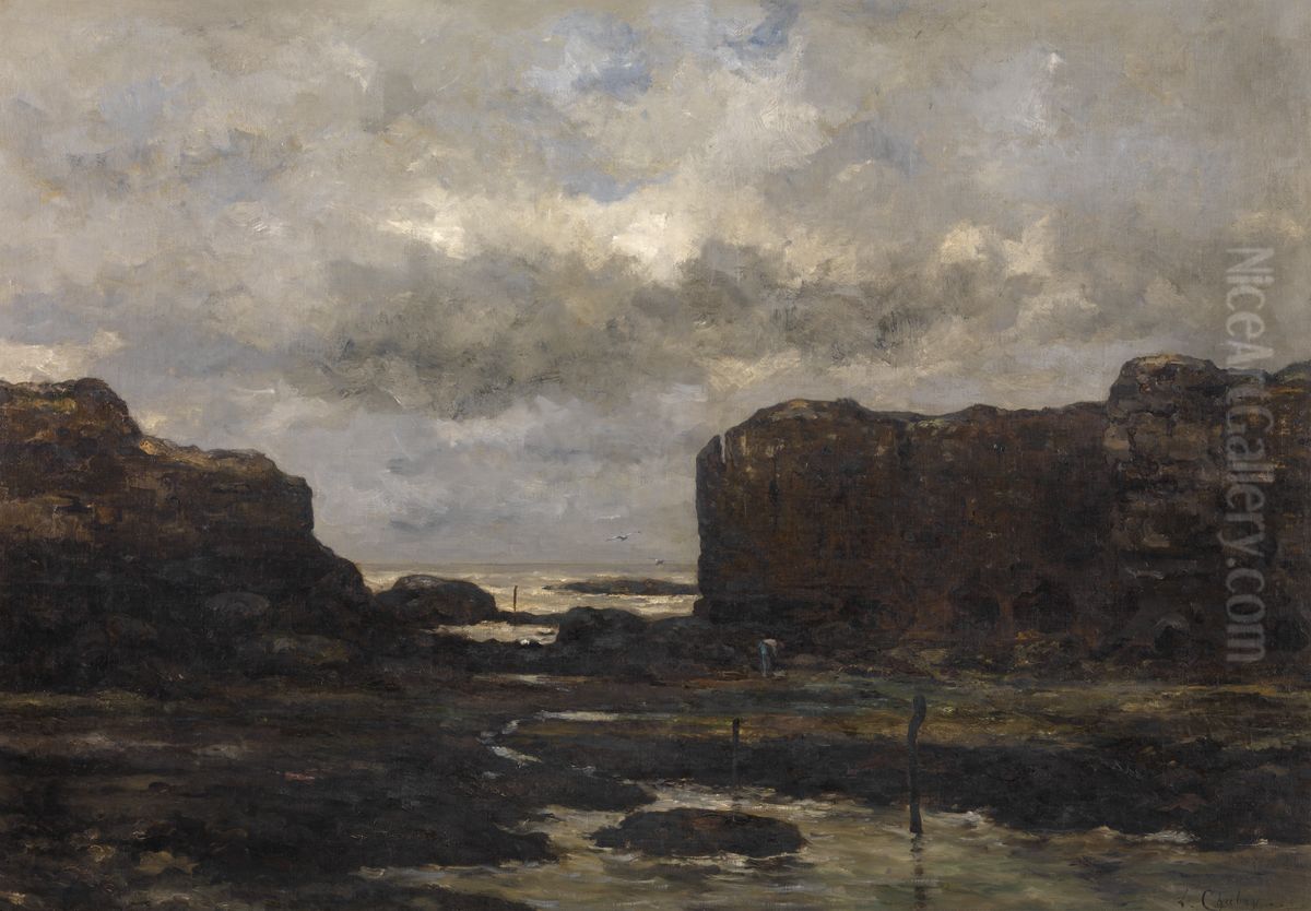 The Coast at Saintonge Oil Painting by Martin Leonce Chabry