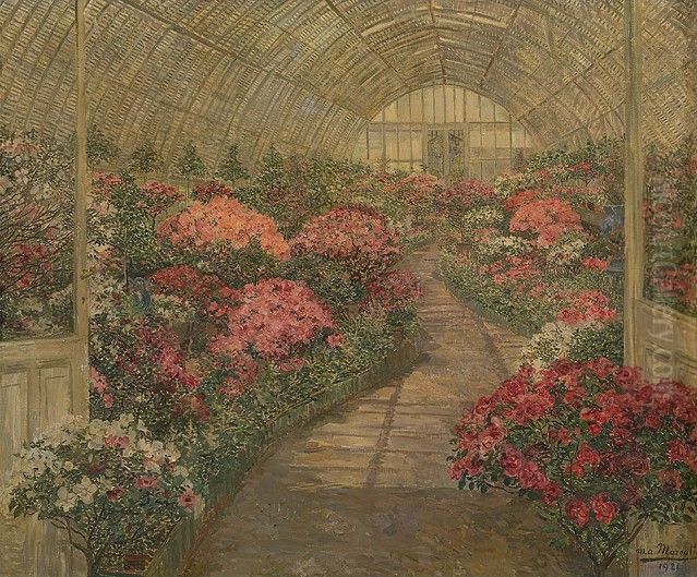 Under the Glass Ceiling Oil Painting by Marie Antoinette Marcotte