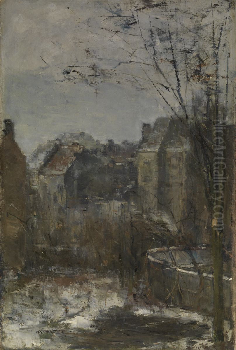 Mijn tuin Oil Painting by Guillaume Vogels