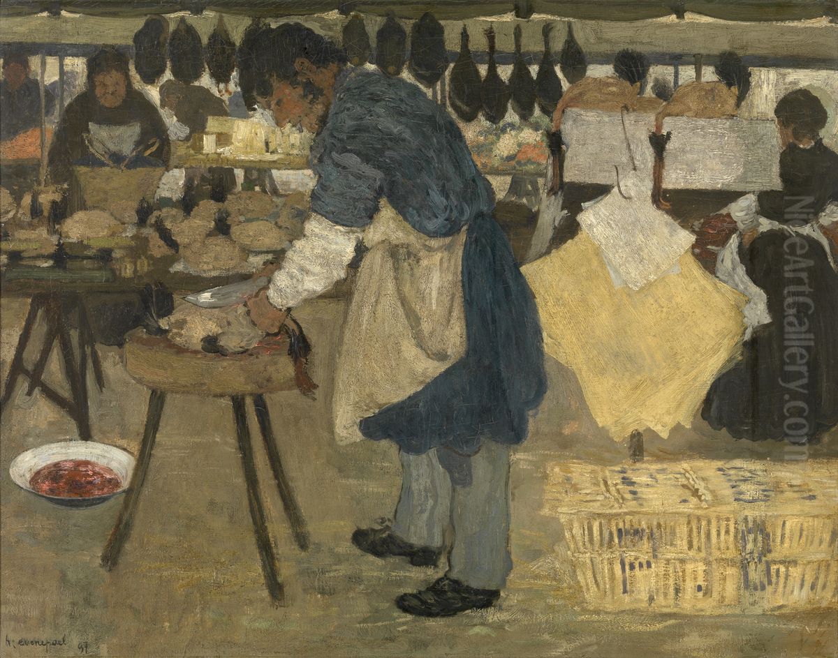 De poelier Oil Painting by Henri Evenepoel