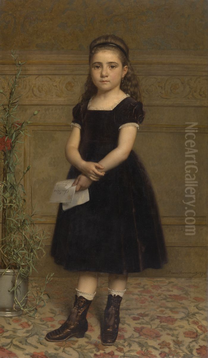 Amelie Baschwitz Oil Painting by Pieter van Havermaet