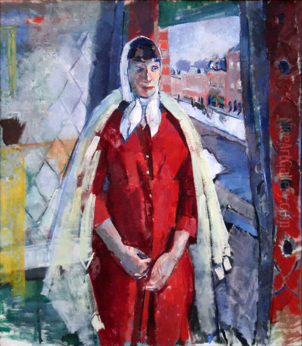 Woman at Window Oil Painting by Rik Wouters