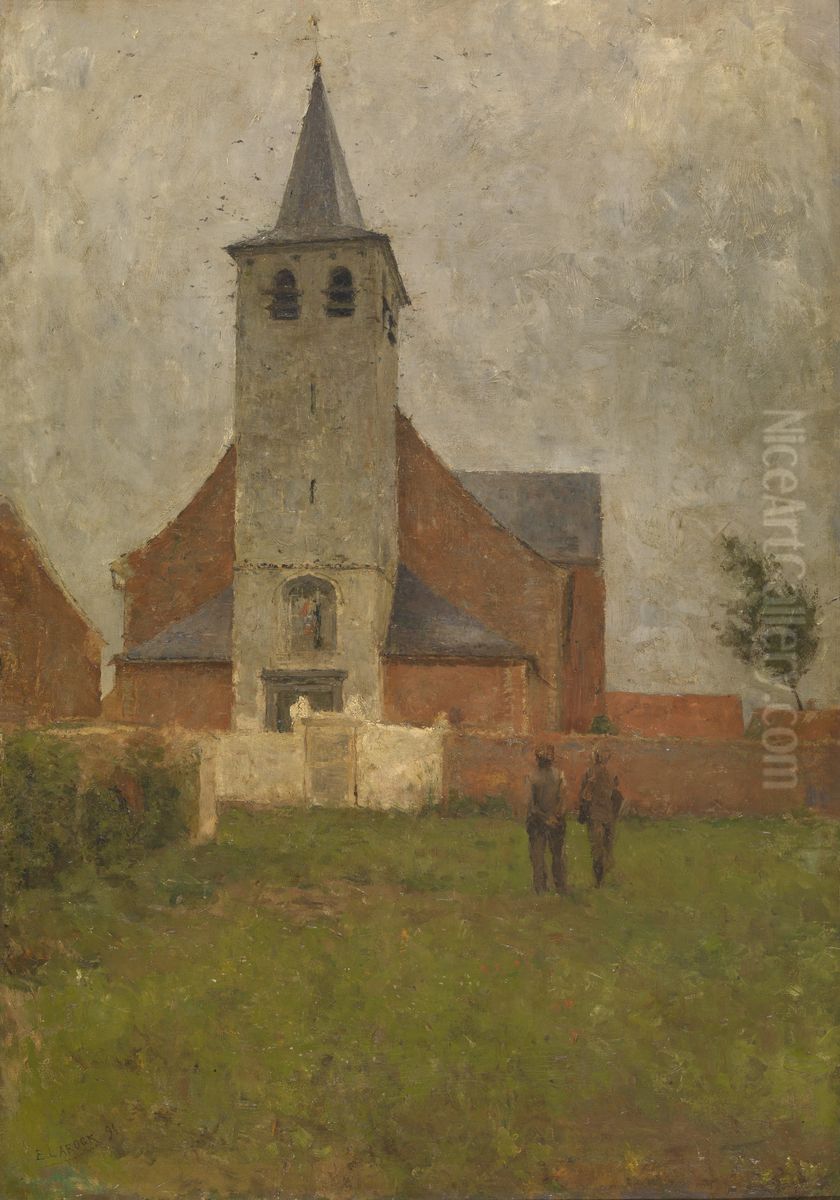 Kerk van Kapelle-op-den-Bos Oil Painting by Evert Larock