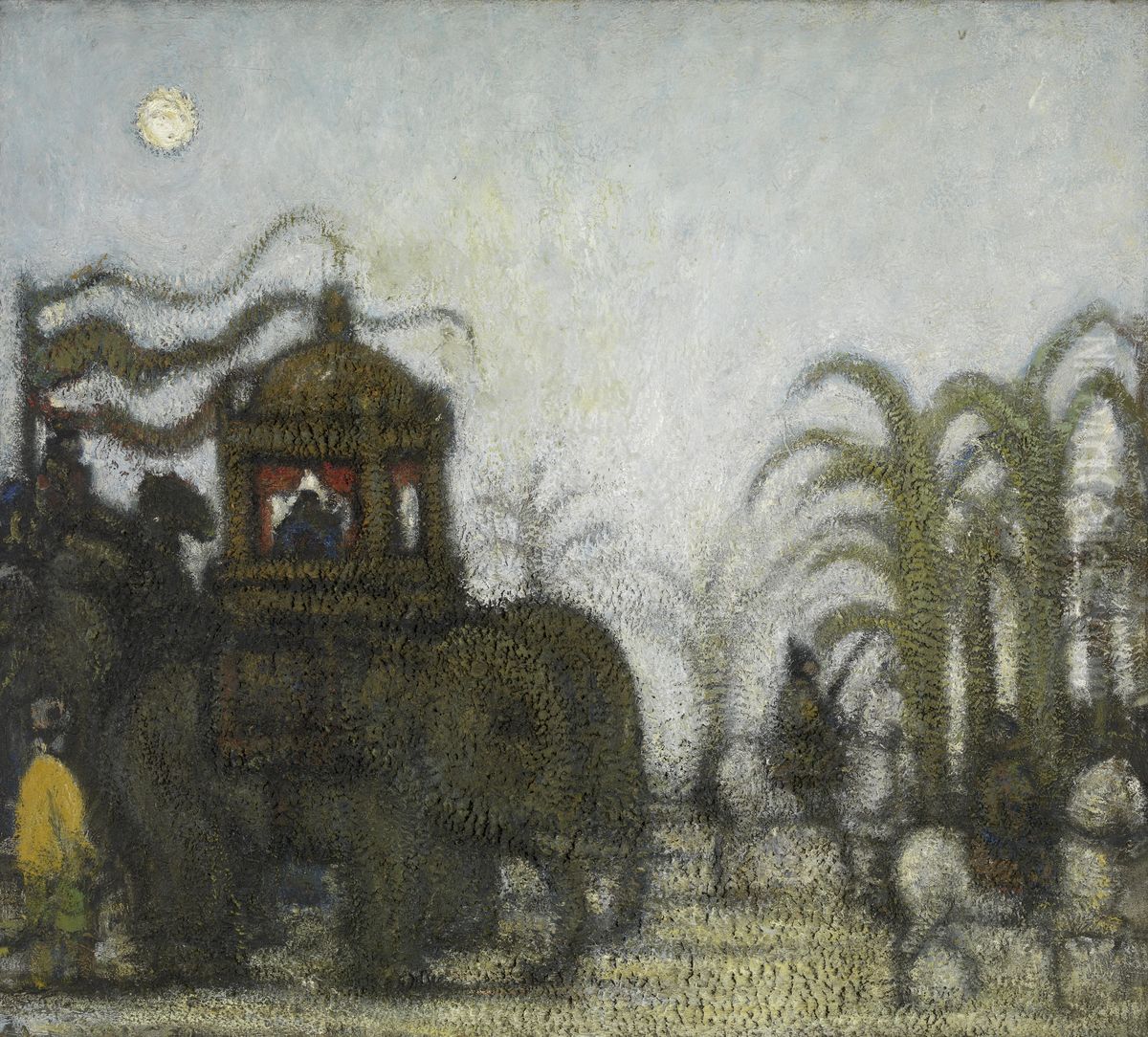 De stoet van de magiers Oil Painting by Jakob Smits