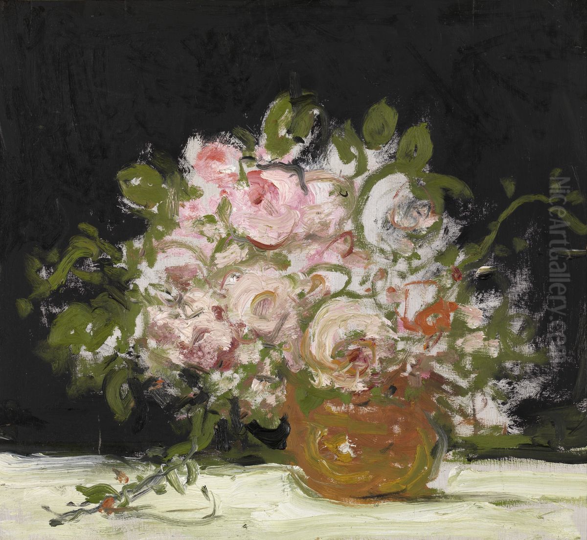 Roses Oil Painting by Jakob Smits