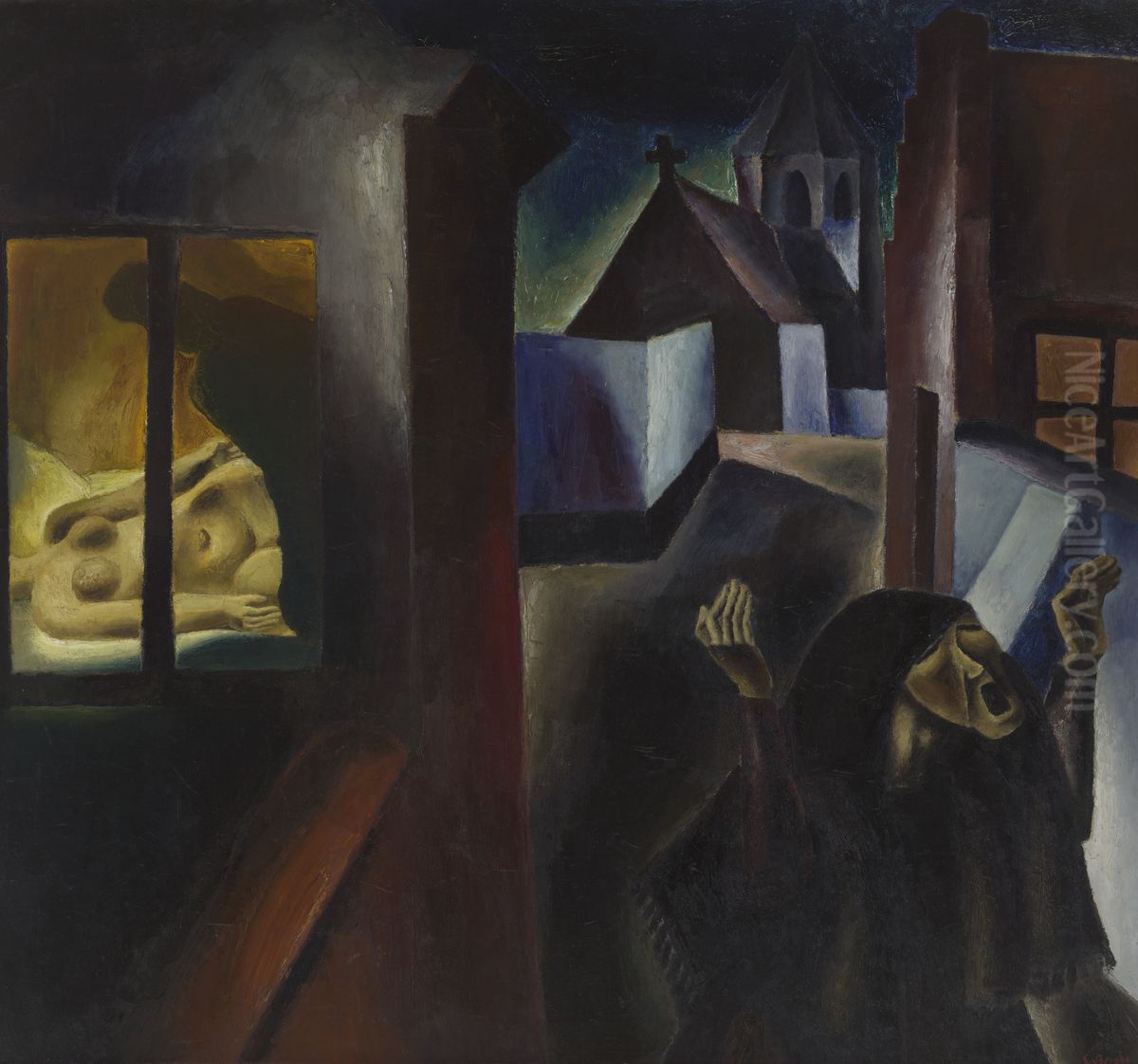 Life Oil Painting by Frits Van Den Berghe