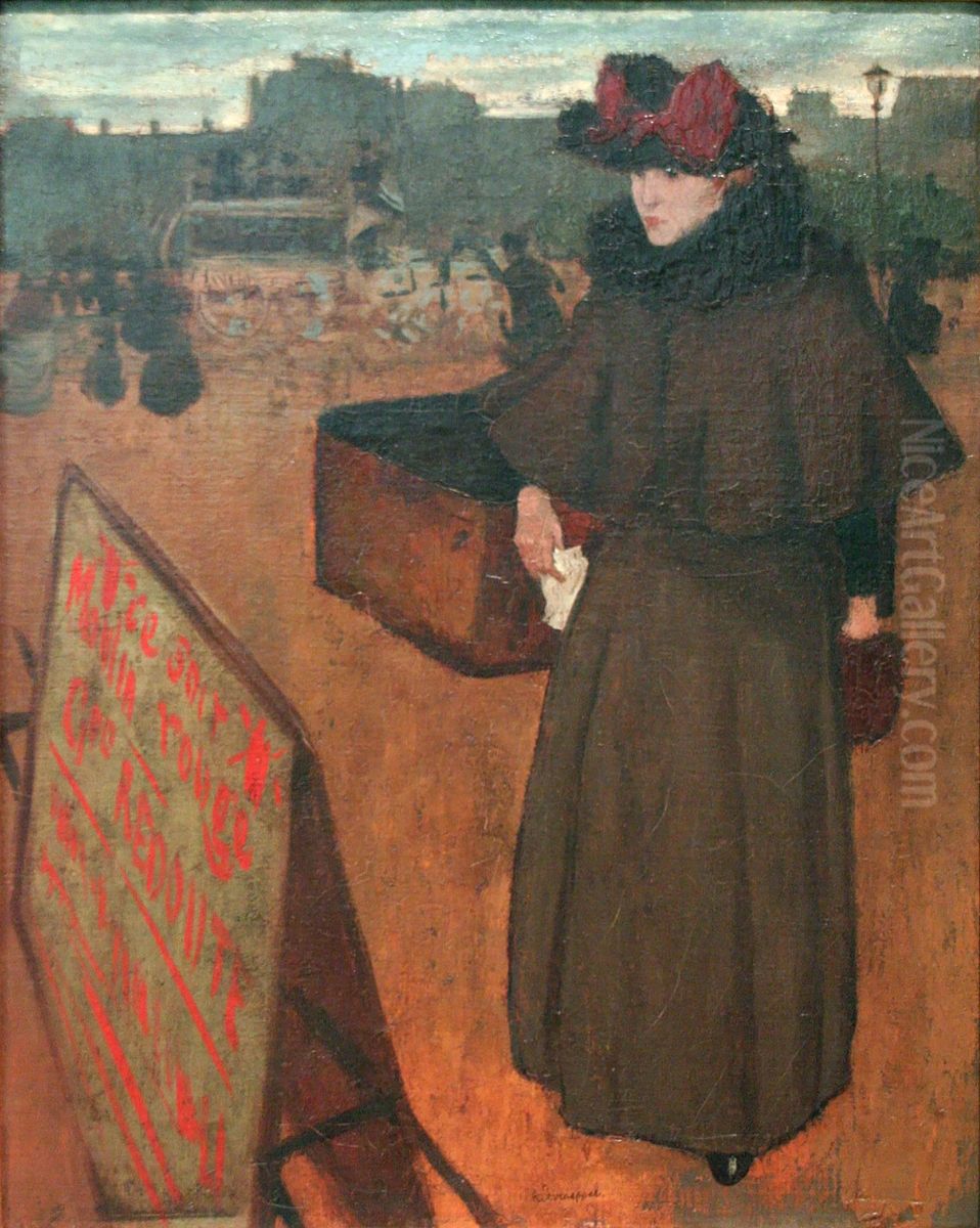 Errand Girl Oil Painting by Henri Evenepoel