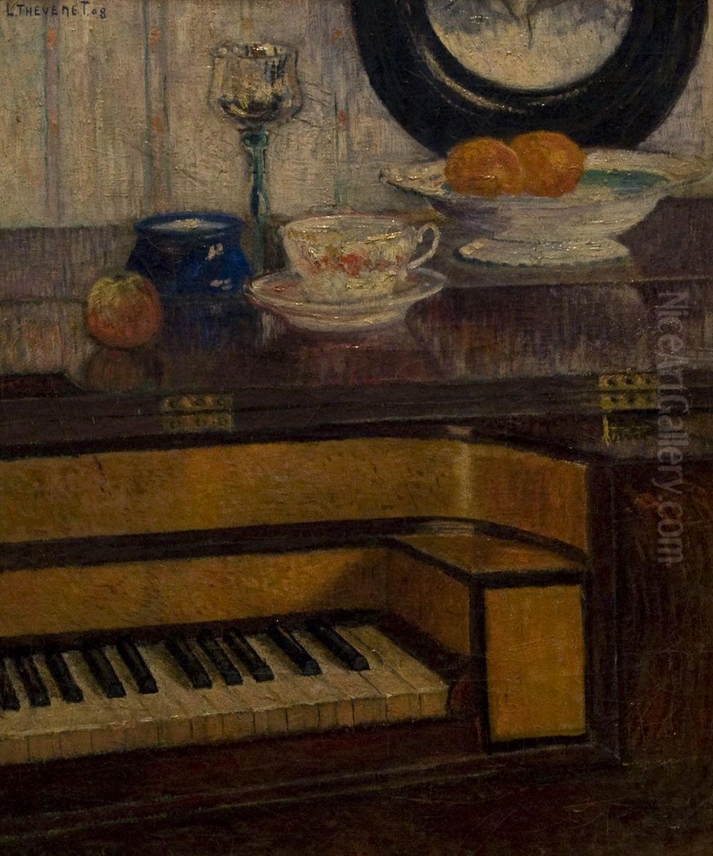 Na de rouw Oil Painting by Louis Thevenet