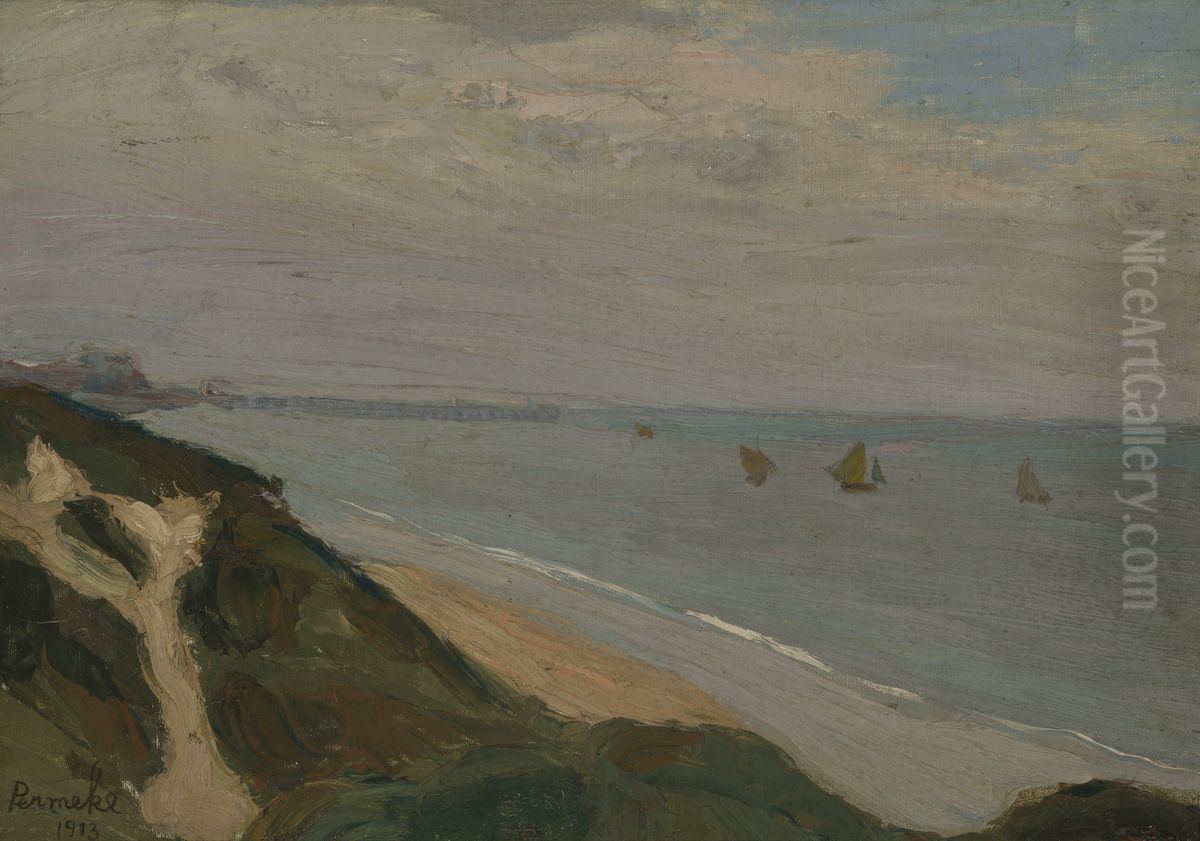 Seascape Oil Painting by Constant Permeke