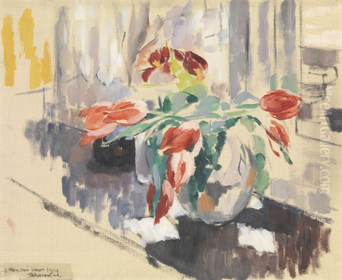 Tulips Oil Painting by Rik Wouters