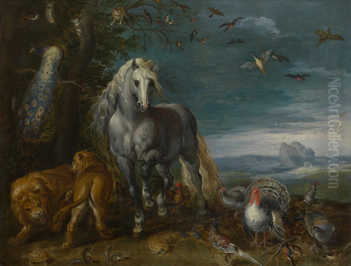 Noach's Ark Oil Painting by Jan van Kessel the Elder