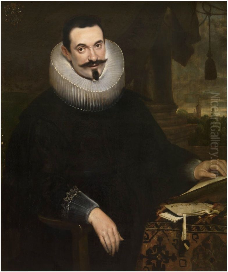 Barthel van den Berghe, Notary Oil Painting by Cornelis De Vos