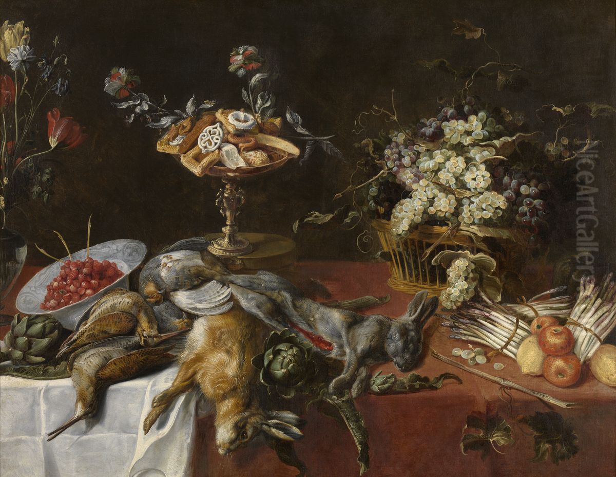 Stilleven Oil Painting by Frans Snyders