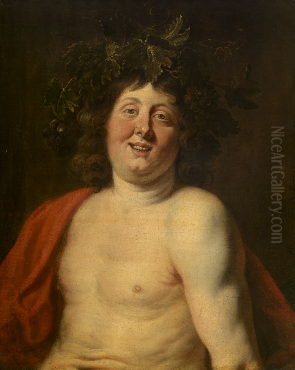 Bacchus Oil Painting by Jacob Jordaens