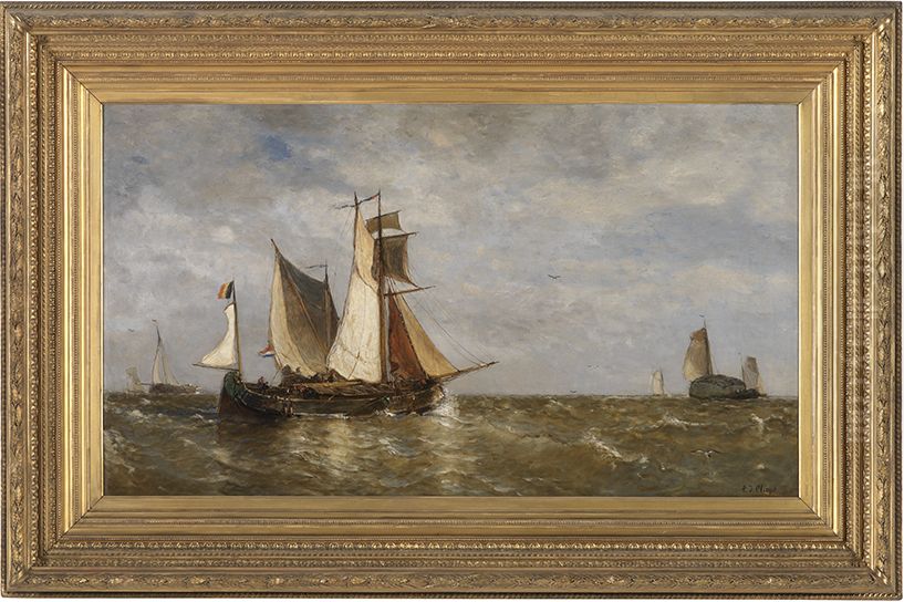Scheldemonding Oil Painting by Paul Jean Clays