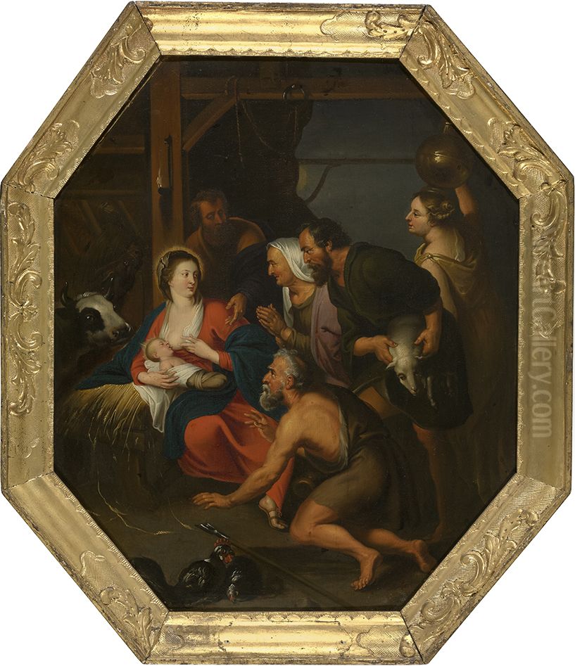 Adoration of the Shepherds Oil Painting by (studio of) Rubens, Peter Paul