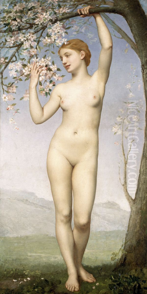 Spring Oil Painting by Philippe Parrot