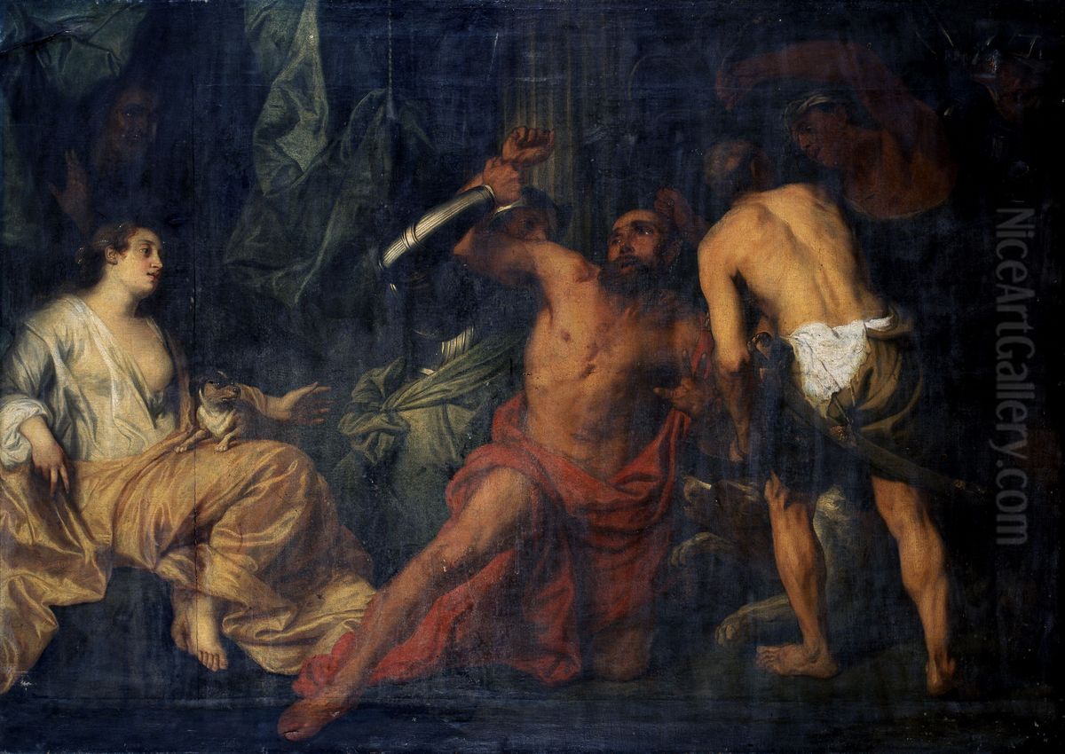 19-21) Oil Painting by Pieter Thijs