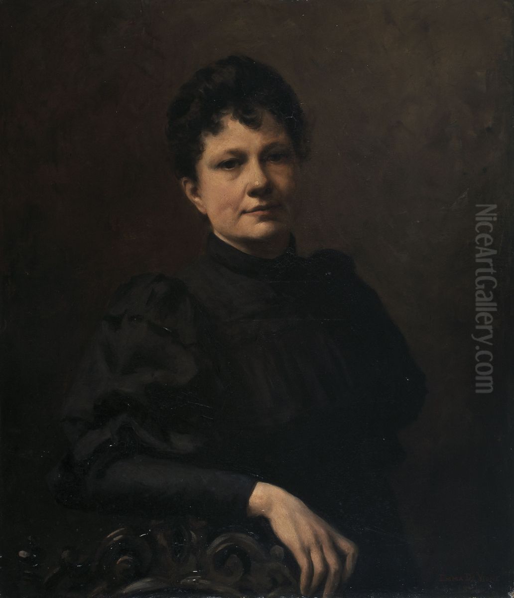 Self-Portrait Oil Painting by Emma de Vigne