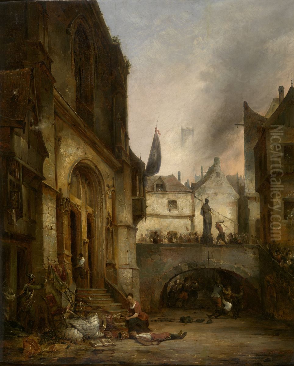 The iconoclasts Oil Painting by Jan Michiel Ruyten