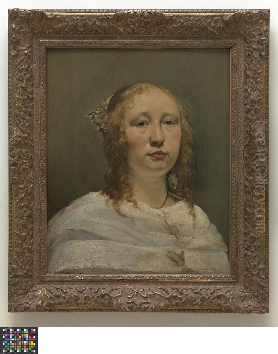 Portrait of a woman from the Bor family Oil Painting by Harmen de Bye