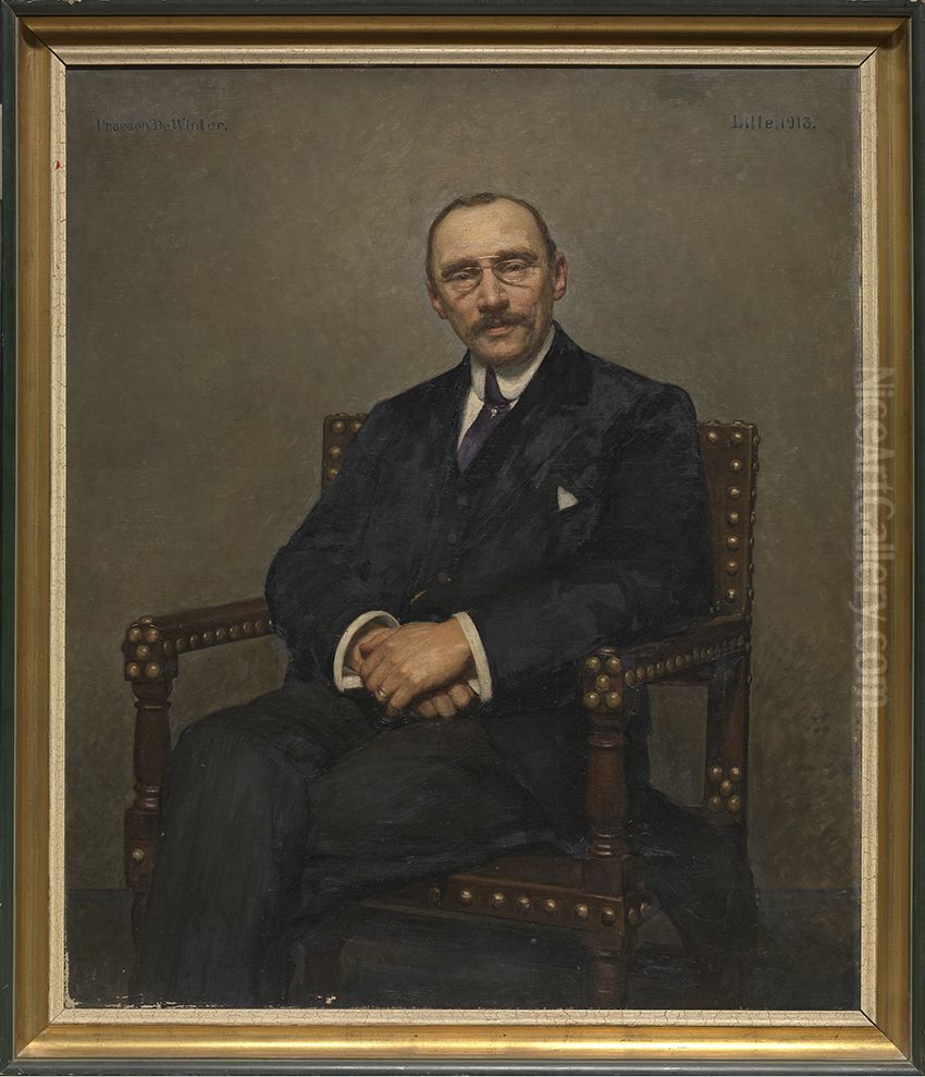 Portret van Ernest Gerard Oil Painting by Pharaon de Winter