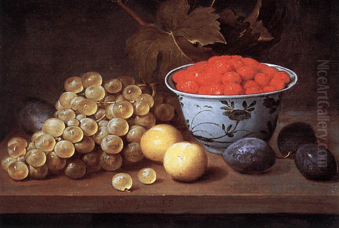 Nature morte au fruit Oil Painting by Jacob van Es