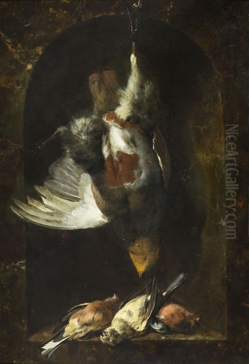 Still Life with Fowl Oil Painting by Jan Baptist Weenix