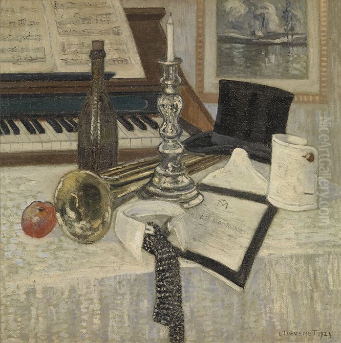 De treurmars Oil Painting by Louis Thevenet