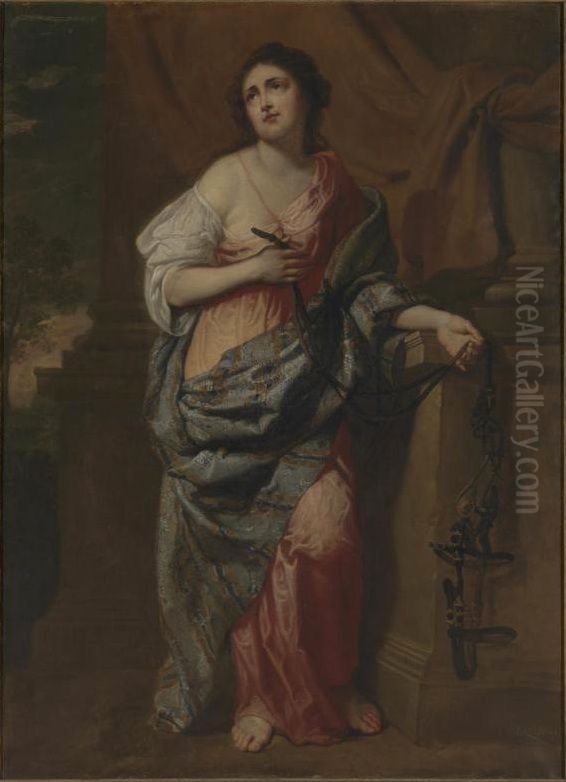 Temperantia Oil Painting by Erasmus Quellinus II